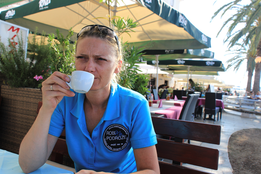 kawa w Trogirze