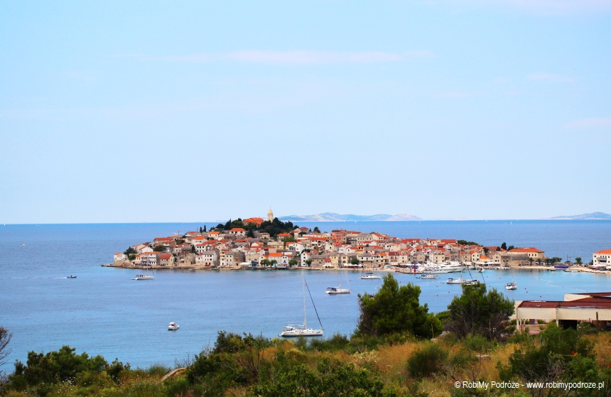 Przepiękny widok na łzę Adriatyku – Primosten