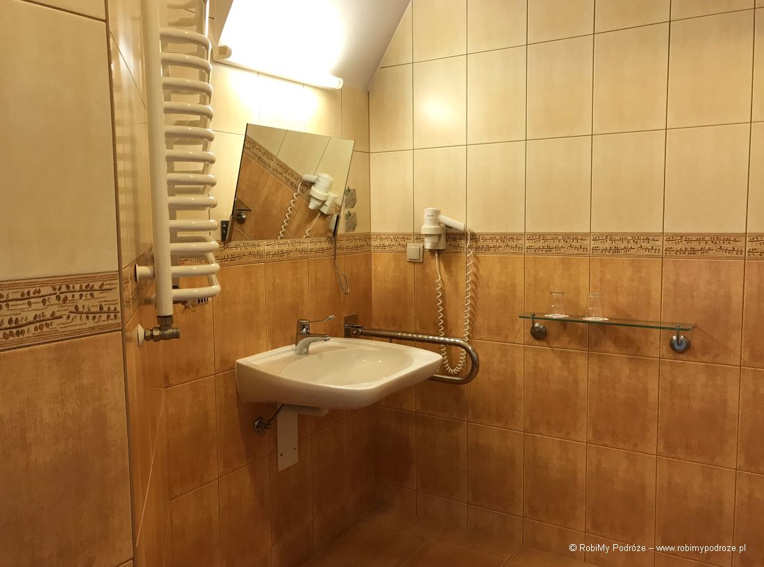 Hotel Wielopole Kraków - łazienka dla niepełnosprawnych
