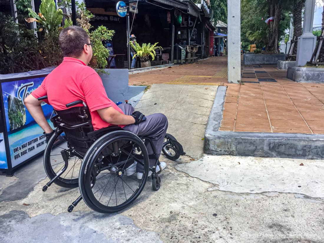 podjazd dla niepełnosprawnych w Tajlandii