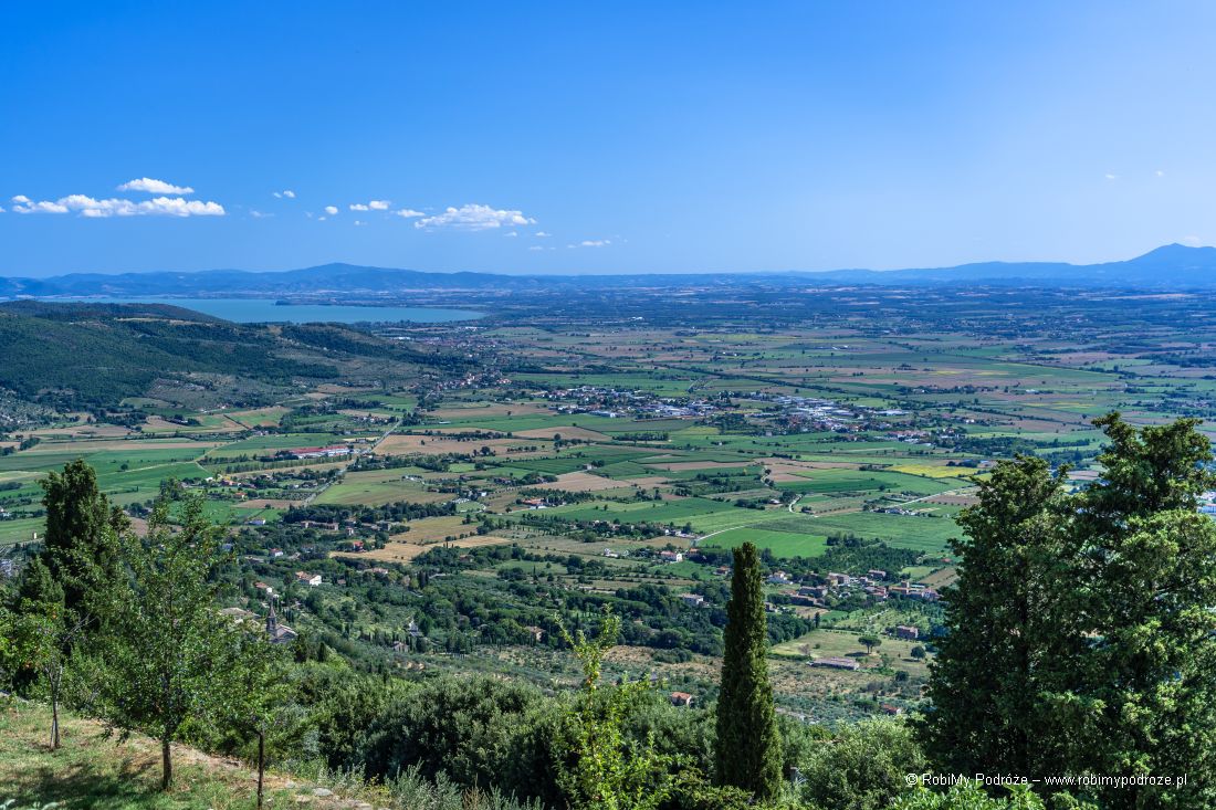 Cortona - widok ze wzgórza