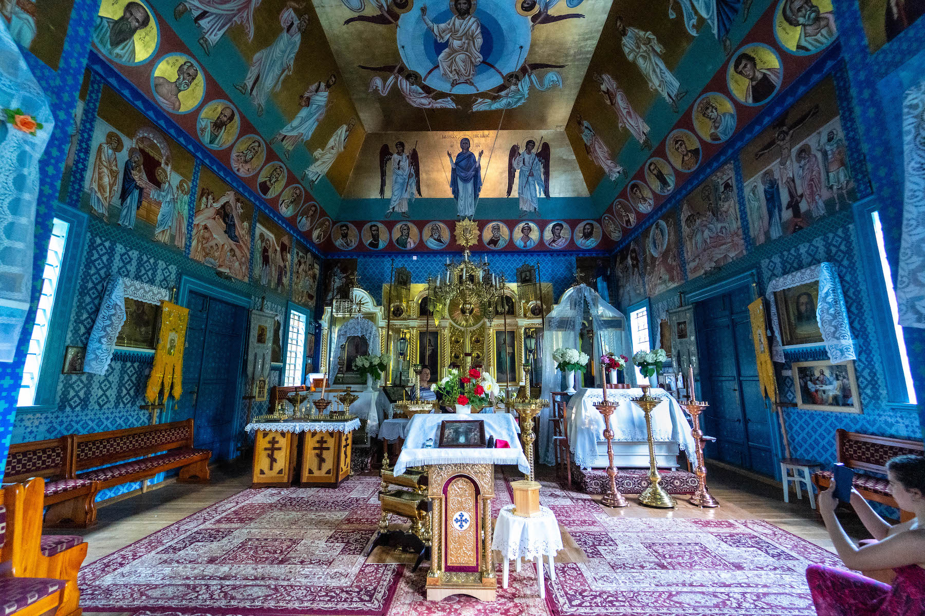 wnętrze Cerkiew w Koterce